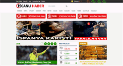 Desktop Screenshot of canlihaber.com